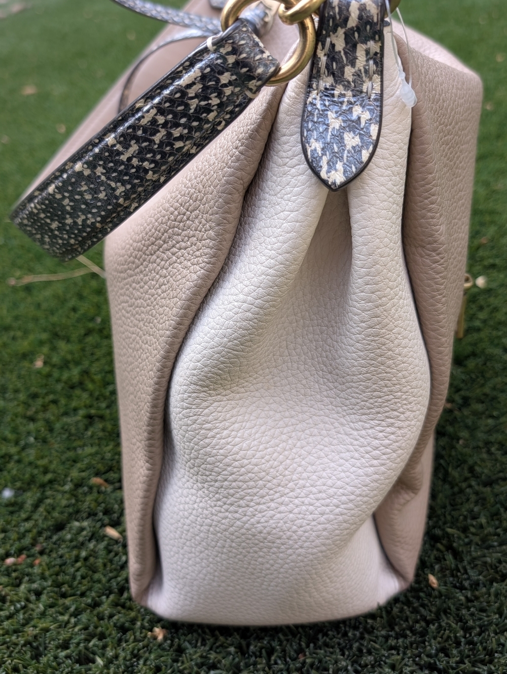 Coach 4610 Shay Colorblock Snakeskin Leather Shoulder Bag Purse Crossbody Bag - Picture 8 of 16